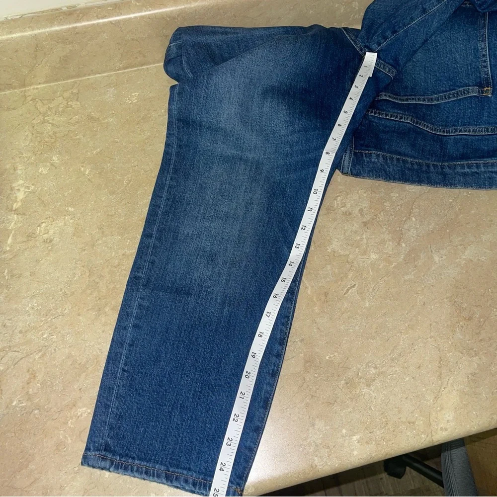 Madewell The Perfect Vintage Crop Jean Button-Front Comfort Edition Sz 33 - Picture 13 of 13